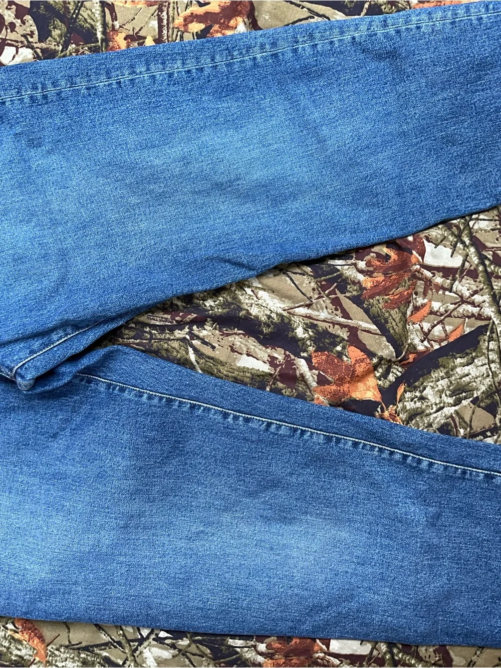 Lands' End Square Rigger Classic Denim Jeans | Men's Size 35 | Medium Wash